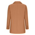 thumbnail image 7 of ZQUUVOU Blazers for Women Business Casual Long Sleeved Double Pocket Suits Jackets Lightweight Slim Fit Work Office Jacket with Pockets Orange, 7 of 7