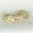 thumbnail image 5 of Adjustable Messy Style Ponytail Hair Extension Synthetic Hairpiece with Jaw Claw Amazing Shape For Women, 613 Blonde, 5 of 6