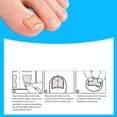thumbnail image 4 of Adhesivos Para Corrección De Uñas De Los Pies, Parches Elásticos Suaves Para El Cuidado De Las Uñas De Los Pies, Sin Gel, 50 Unidades Para Tratamiento De Pedicura, 4 of 7
