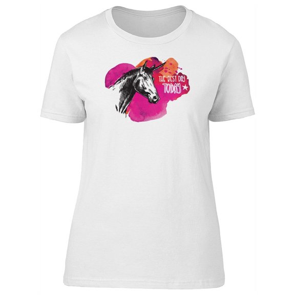 The Best Day Today, Cute Unicorn Tee Women's -Image by Shutterstock