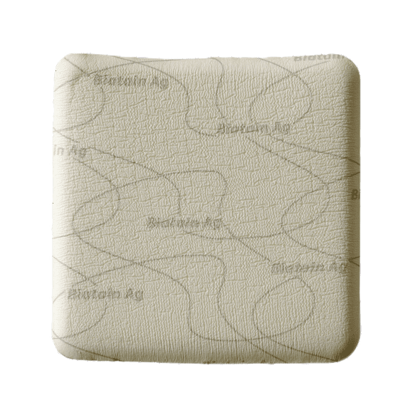 Coloplast Biatain Ag Non-Adhesive Foam Wound Dressing 10 cm x 10 cm, 4.4 mm