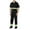 Black, variant on Toptie Men's Reflective Coverall Enhanced Visibility Coverall, Short Sleeve Length Regular-Navy-XL Regular
