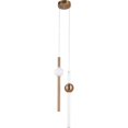 thumbnail image 1 of Zuo 56109 Lampe de Plafond Fuya 24 x 24 x 4 Po, Or, 1 of 9