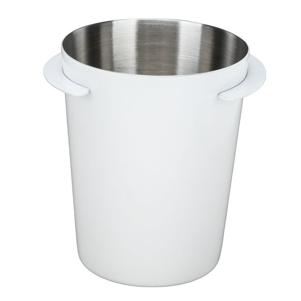 Vaso Dosificador de Café Sincero Acero Inoxidable 58 mm Blanco