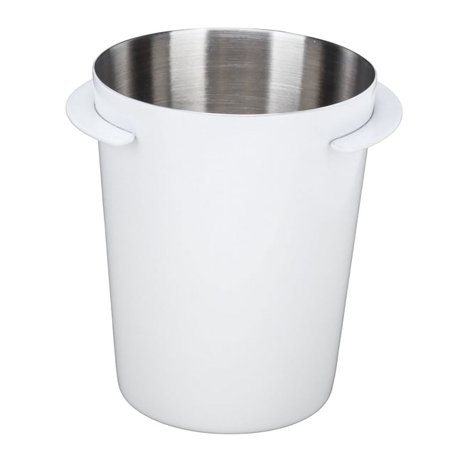 Vaso Dosificador de Café Sincero Acero Inoxidable 58 mm Blanco