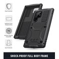 thumbnail image 4 of Funda Simicoo Ultra Metal para Samsung S22 con protector de pantalla, color negro, 4 of 7
