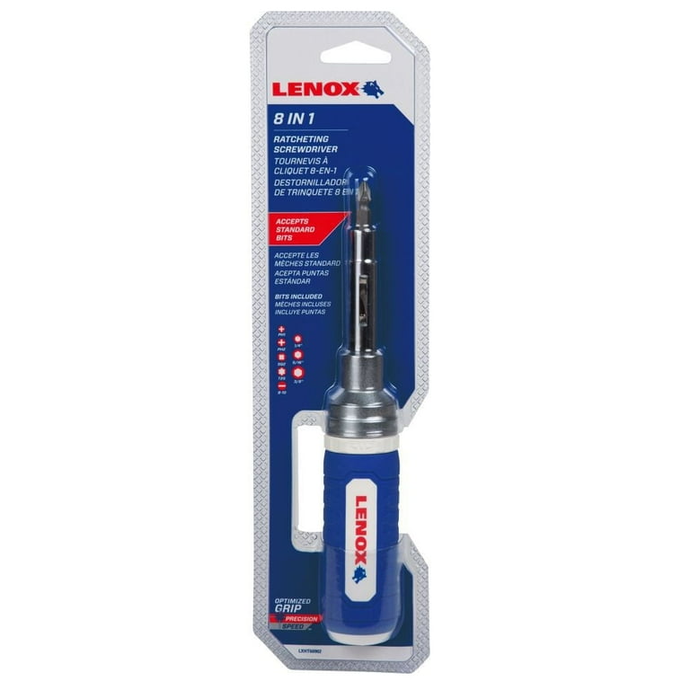 Lenox Tools LXHT60902 8-in-1 Ratcheting Screwdriver - Walmart.com