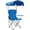 Blue-1 pack, variant on REDCAMP Portable Camping Chair with Canopy Heavy Duty Outdoor Folding Chair with Shade 600D Oxford for Beach Fishing Lawn Picnic Blue