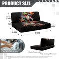 thumbnail image 7 of FOR U DESIGNS Frog American Flag Print 2 Pcs RV Dinette Cushion Covers Comfortable RV Couch Cover Stretch Sofa Furniture Protector Loveseat Chair Cover for RV Camper Car Bench, 7 of 7