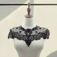 thumbnail image 3 of Visland Lace Embroidered Fake Collar Hollow See-through Lace Flower Pattern False Collar Lace Embellished Clothing Accessory, 3 of 8