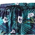 thumbnail image 6 of Mens 2 in 1 Swim Trunks with Compression Liner Summer Printed Quickly Dry Swim Short Swimsuit Bathing Suit Beach Shorts (2XL, Green), 6 of 6