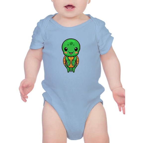 Cute Sea Turtle Blush Bodysuit Infant -Image by Shutterstock, Newborn