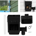 thumbnail image 6 of simhoa Rain Water Collection System, Raindrop Collection, Rain Barrel Diverter for Downspouts Landscape Yard Watering Black, 6 of 9