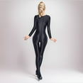 thumbnail image 2 of UFOUND High Stretch Unisex Zentai Suit Full Body Shiny Smooth Transparent Bodysuit For Comfort And Style, 2 of 5