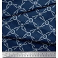 thumbnail image 3 of Soimoi Poly Georgette Fabric Dots & Circle Geometric Print Fabric by the Yard 42 Inch Wide, 3 of 5