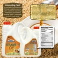 thumbnail image 3 of Rani Sesame Oil 67.6 Ounce (2 Liter) Cold Pressed | 100% Natural | NON-GMO | Kosher | Vegan | Gluten Free, 3 of 9