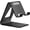 Black, variant on 2026 Hot Sale Rose Gold Aluminum Desk Phone Stand, Sturdy Cell Phone Holder for iPhone 17 16 15 Pro Max & Samsung Galaxy, Hands-Free Support for Home Office