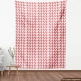 thumbnail image 3 of Coral Fabric by the Yard, Retro Abstract Geometric Striped Pattern with Chevron Zigzags Triangular, Upholstery Fabric for Dining Chairs Home Decor Accents, 1 Yard, Coral Dark Coral White by Ambesonne, 3 of 4