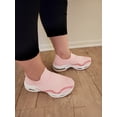 thumbnail image 5 of Barerun Womens Slip on Walking Shoes Mesh Air Cushion Platform Sneakers Non Slip Running Shoes, 5 of 8
