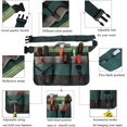 thumbnail image 4 of Bolsa de herramientas BRILLAR Portaherramientas para cinturón Almacenamiento de herramientas de bricolaje ajustable color Verde, 4 of 5