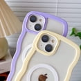 thumbnail image 4 of Compatible for iPhone 14 Plus Case with Magsafe, Wave Magnetic Phone Case Cute Water Ripple Candy Colors Frame Shockproof for iPhone 14 Plus Phone Case for Women 6.7 Inch - Purple, 4 of 15