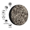 thumbnail image 4 of Balery Leopard And Zebra1 Cubiertas para Neumáticos - Protector Resistente para Neumáticos de Camioneta, SUV, Remolque, Camper y RV-14 inch, 4 of 6