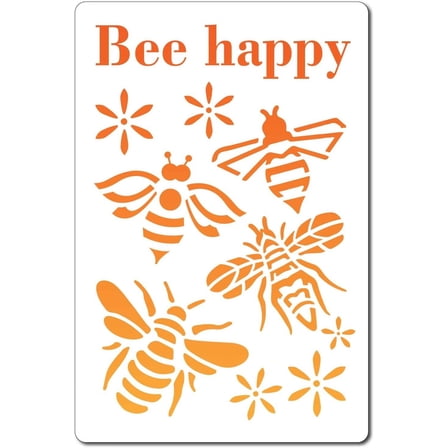 7.9"X12"Lotus Flower Stencil Mandala Leaf Templates Reusable Plastic Drawing Painting Stencils Template for Painting on Card Wall Fabric Tile Canvas Crafts DIY Home Decor