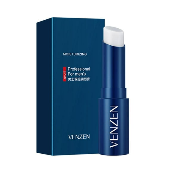 Fanzhen Lip Balm Fanzhen Men's Moisturizing Lip Balm Hydrating Moisturizing Reduce Lip Lines Anti-drying Moisturizing Natural Glossy Lip Balm