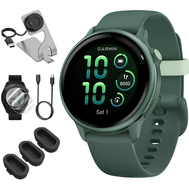 Smartwatch Garmin VIVOACTIVE 6 Health & Fitness GPS - Verde