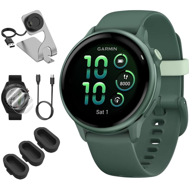 Smartwatch Garmin VIVOACTIVE 6 Health & Fitness GPS - Verde