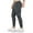 Gray, variant on LYXSSBYX Cargo Pants for Men Men's Drawstring Zipper Pocket Running Fitness Pants