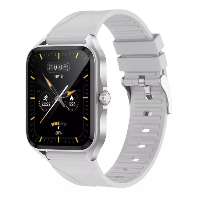 Smartwatch Fralugio Reloj Inteligente LC204 Full Touch HD AI Gris Sport