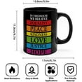 thumbnail image 3 of Funny Coffee Mug The Lord Is My Shepherd And He Knows I''m Gay Coffee Tea Cups Colors Homosexual Lesbian Elegant Ceramic Mugs Gifts for Dad Adults Family Retirement 11oz Black, 3 of 6