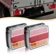 thumbnail image 3 of 12V Tail Lights,12V Super Bright Trailer Rear Light,12V Waterproof Super Bright Trailer 16LED Taillight Rear Light Lamp With Manget, 3 of 8