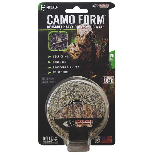 Gear Aid Camo Form Reusable Fabric Wrap Mossy Oak Obsession 4 Yards Self Cling 