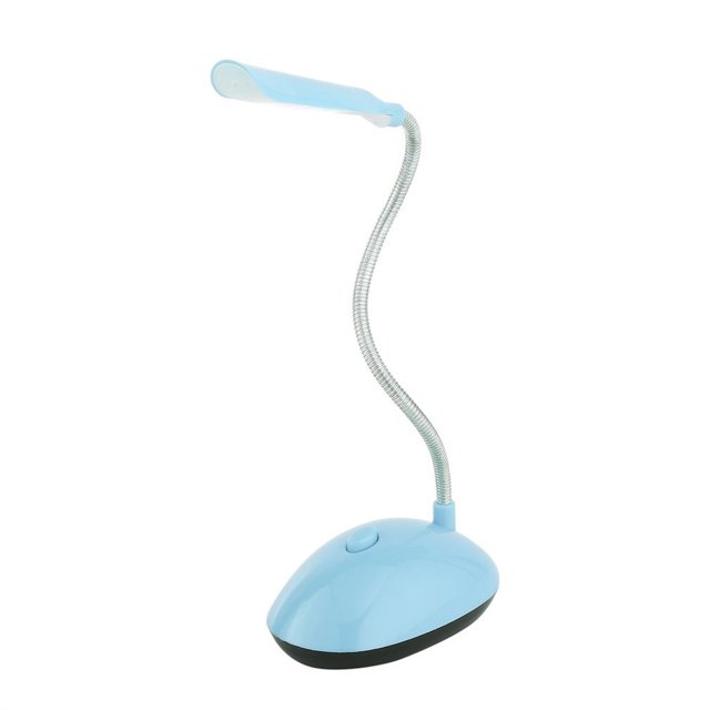 OUTAD Fashion Ultra-bright Wind LED Desk Light Economic AAA Battery Operated Book Reading Lamp with Flexible Tube PY-X7188