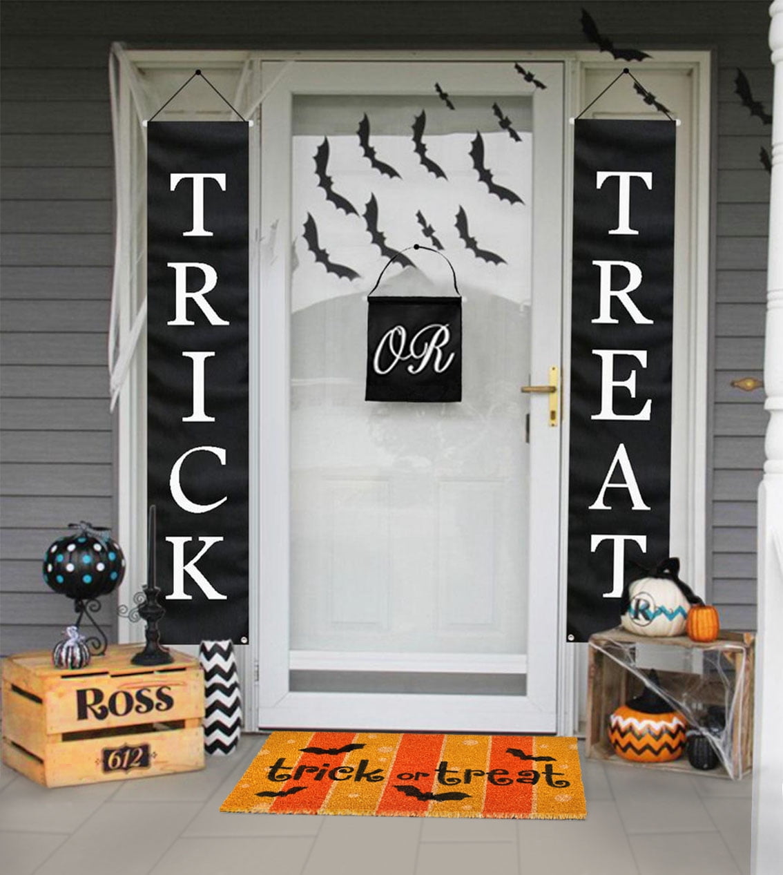 RugSmith Multi Machine Tufted Trick or Treat Doormat, 18" x 30"