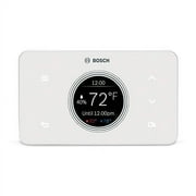 Bosch Thermotechnology BCC50 Wi-Fi Thermostat-Works with Alexa and Google Assistant, All-in-One, Touch Screen, Safety Control, Smart Home, White