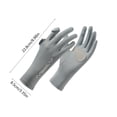 thumbnail image 2 of FastXmas Sunblock-Gloves, UV-Sun-Protection Driving Gloves, Non-Slip Design Outdoor Gloves, Breathable Gloves for Women Men Outdoor Driving Use,Gray, 2 of 5