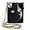 B Black, variant on for iPhone 14 Pro Wallet Case ,Crossbody Phone Case with Metal Lanyard Strap Cute Purse Case Flip Credit Card Holder Soft Silicone Girls Lady Handbag Case for iPhone 14 Pro Black