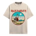 thumbnail image 1 of Playera Iron Maiden Para hombre, manga corta, Crema, talla EEG, 1 of 4