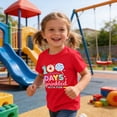 thumbnail image 4 of Cethrio Girls T Shirts, Cotton Crew Neck Short Sleeve Graphic Tees Summer Tops Red Size 3-4 T, 4 of 4