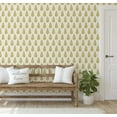 thumbnail image 5 of S4Sassy Peel & Stick Vinyl Wallpaper, Chic Mini Leaf Wallpaper Contact Paper Waterproof - Yellow, 25"x240", Removable Wall Covering for Bedrooms & Living Areas, Renter Spaces, Cabinets, 5 of 9