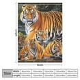 thumbnail image 4 of ARISTURING Tiger Blanket Wild Tiger Throw Blanket Ultra Soft Cozy Tiger Stuff Decor Gift Fuzzy Plush Bedding Blankets for Kids Teens Adults Girls Boys Women Men, 4 of 6