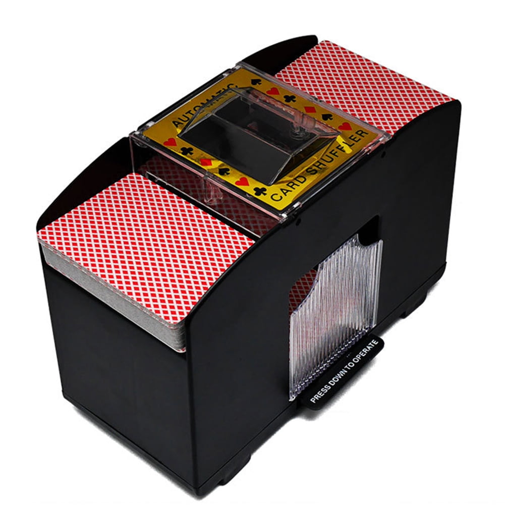 Automatic Card Shuffler Electric Poker Mixer Sorter Machine 4 Decks Of