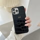 thumbnail image 1 of wonima11 Personalise Gold Silver Initial Letters PU Leather Crocodile Case for iPhone 15 16 17 Pro Max 14 16 17 Pro 14 15 Plus 14 12 13 Pro Max 17 air X Xs Max 11 Pro Max XR Phone Case (Black), 1 of 1