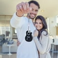 thumbnail image 2 of Yonrjhukm Funny Guitar with Led Light Sound Keychain Keyring Hanging Ornament, 2 of 6