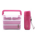 thumbnail image 1 of Set DE Bento Box Y Termo BOCARU 19 piezas biodegradable Ideal para NIÑOS DE 5 a 12, 1 of 9