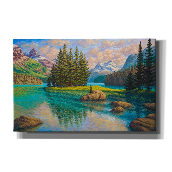 Epic Graffiti 'Spirit Of Maligne' by Joe Reimer, Canvas Wall Art, 40"x26"