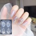 thumbnail image 5 of 4 piezas 3D oso/mariposa/mariposa Bowknot Nail Art molde de silicona para herramientas de arte de uñas DIY molde para tallar uñas-oso+mariposa+nudo de lazo+molde de nudo de lazo 2- oso de fresa Electrónica, 5 of 5